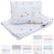 Bellochi Multifunktional Baby Decke Set - Doppelseitig Baby Bettwäsche 75x100 cm und Kissen 30x40cm - aus 100% Baumwolle - Apanatschi