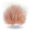 Wohnkult 15-17 cm Kunstfell Bommel Pelzbommel Fellbommel Pompon mit Faden für Mützen Anhänger Dekoration | 16 Farben (Rosa)