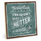 TypeStoff Holzschild mit Spruch – Mutter – im Vintage-Look mit Zitat als Geschenk und Dekoration zum Thema Kinder und Erziehung - HS-01062