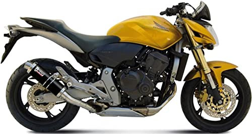 MIVV scarico gp inox nero compatibile con honda hornet 600 2007 2008 2009 2010 2011 2012 2013