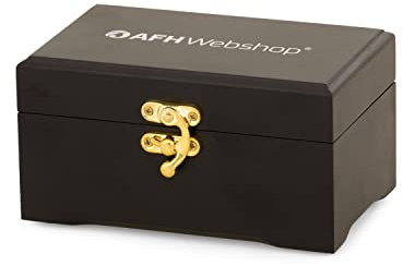 AFH Webshop Schwarze Geschenkbox Aufbewahrungsbox für QiGong Kugeln