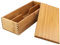 Tomotato Holz Besteckkasten mit Deckel, 2 Fächer Besteck Aufbewahrung, Japanischer Stil Besteckbox für Essstäbchen Löffel Gabel Messer Silberwaren Utensilien
