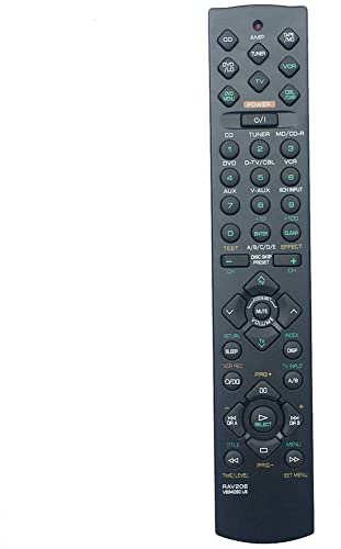 Universal Replacement Remote Control for Yamaha RAV206 RAV210 RAV204 V4731900 V4297600 HTR-5250 RX-V596 RX-V596RDS V6940901 RX-V420 RX-V520 RAV205 AV A/V Receiver