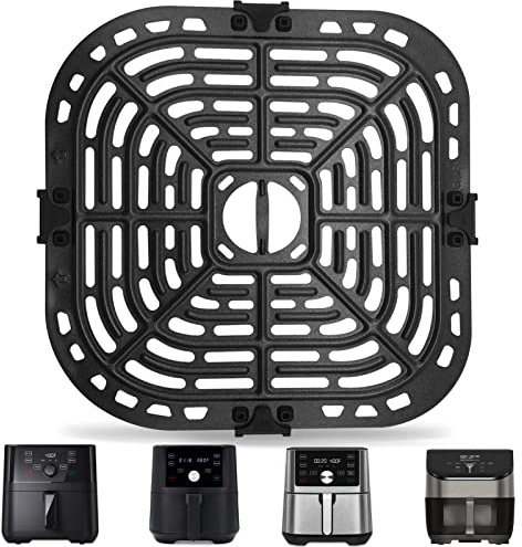 Air Fryer Replacement Parts for Instant Pot Vortex Plus 6 in 1 6 QT Gourmia GAF735 GAF685 6 QT Air Fryer, Air Fryer Accessories Grill Plate Grill Pan Crisper Plate Tray Rack, Dishwasher Safe