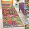 WTHYGB 45x250cm Teppich Läufer für Flur Küche Wohnzimmer Schlafzimmer Korridor, rutschfest Waschbar Teppichlaeufer, Meterware Lang Dauerhaft Polyester Flurläufer, 100 Muster, 6mm Dicke Küchenläufer