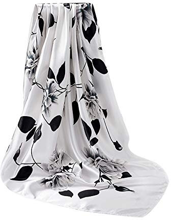 Bandana Schal Schal Frauen Punkt Schal Weibliche Mode 90X90CM Retro Mehrzweck Druck Schal Seidentuch