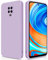 GiiYoon Hülle Kompatibel mit Xiaomi Redmi Note 9S / 9 Pro / 9 Pro Max, Hochwertiges Liquid Silicone Case, Rundumschutz Handyhülle, Kratzfestes Weiches Mikrofaserfutter- Lila