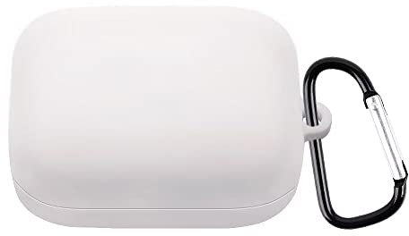 LIUZIHAN Trasporto Auricolare Bluetooth Cover per Huawei FreeBuds 3, Antiurto, AntiGraffio, Custodia Protettiva in Silicone Compatibile con Huawei FreeBuds 3.(Bianco)