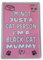 Black Cat Fridge Magnet – I'm Not Just A Cat Person I'm A Black Cat Mummy – Cute Fun Family Novelty Birthday Gift