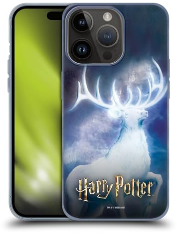 Head Case Designs Offizielle Harry Potter Stag Patronus Prisoner of Azkaban II Gelhülle [Militärischer Schutzgrad] Kompatibel Mit Apple iPhone 15 Pro Und Kompatibel Mit MagSafe