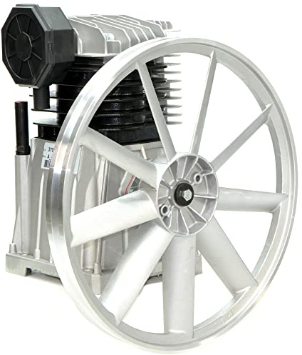 GRUPPO POMPANTE ABAC PAT38 PER COMPRESSORE ARIA 476 l/min TESTATA 3KW 4HP 2 CILINDRI 1 STADIO