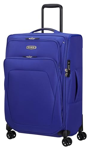 Samsonite Spark SNG Eco - Spinner M, erweiterbarer Koffer, 67 cm, 82/92 l, Blau (Nautical Blue)