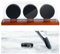 Hockey-Puck-Vitrine für 3 Stück in einem, transparenter Hockey-Puckhalter mit Holzsockel und staubdichter Abdeckung, ideale Präsentationsbox für Sammlungen