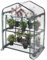 Paluplus Serra da Balcone e Giardino a 2 RIPIANI, Misura 69x49x95 cm, Struttura in Acciaio e Telo in PVC, adatta per colture Invernali e Protezione per Piante e Fiori -651F