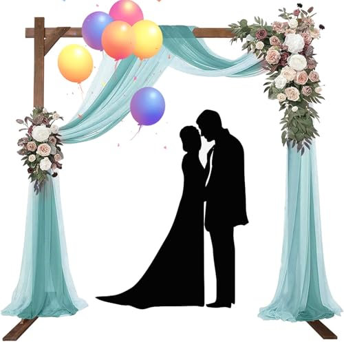 Hochzeit Deko Bogen Rosenbögen Traubogen Luftballon Ständer Holz-Hochzeitspavillon,Gestalten Sie Ihren Traumzeremonie-Bereich for Geburtstagsfeier Hochzeit Garten Innen-und Außendekoration