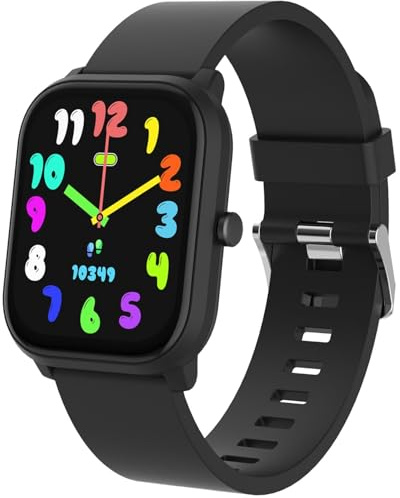 Denver Smartwatch für Kinder, AMOLED, Schwarz
