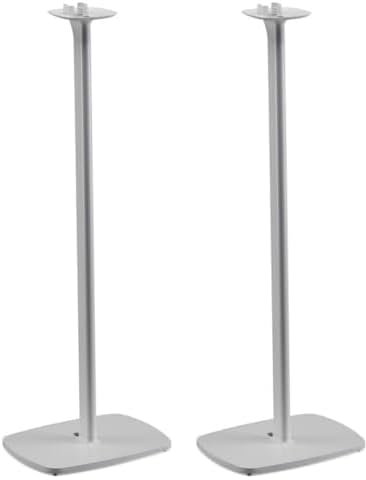 Flexson Floor Stand for Sonos One, One SL and Play:1 - White (single) (Pack of 2)