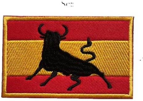 Bandera de España Parche Bordado Águila Serpiente Toro