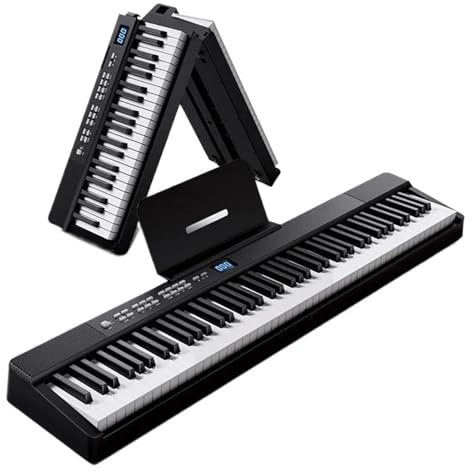 Professionelles elektronisches Klavier 88 Tasten Faltbare Elektronische Klavier Controller Echte Erwachsene Musik Tastatur(Type1)