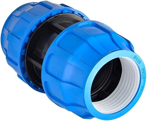 RP RIEGOPRO – Enlace Igual PE para Tuberías de Agua y Riego | Fitting Polietileno Alta Presión | Uniones Seguras para Jardín, Huerto y Agricultura (1 Unidad, 25mm)