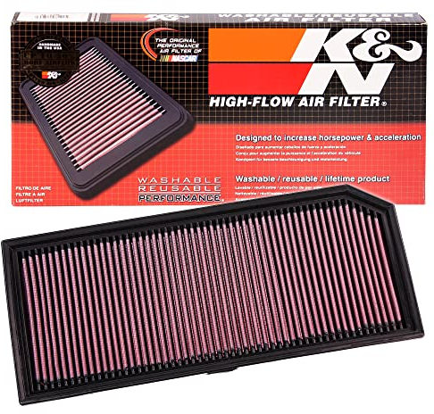 K&N Luftfilter kompatibel mit Audi A3,Seat Altea,Leon,Leon Cupra,Toledo / Skoda Octavia /Golf V+VI / Jetta / Passat GTi,2004-2018 (Scirocco, Golf, Jetta, Eos, Passat, GTI,Leon Cupra,Altea,Toledo,S3)