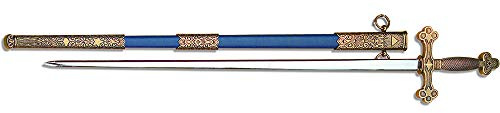 Denix Freimaurer Schwert mit Blauer Scheide