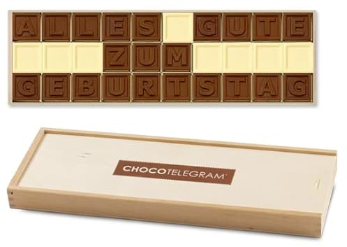ALLES GUTE ZUM GEBURTSTAG - ChocoTelegram | besondere Schokolade | Geschenke | Geschenkidee | Frau | Mann | Frauen | Männer | Kinder | Papa | Mama | Oma | Opa