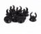 sourcing map 10 Pcs Aquarium Saugnapf luftzuleitungen Clips Klemmen Saugnäpfe Halterung Schwarz