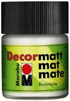 Marabu Peinture acrylique « Decormatt », sable, 50 ml, dans un verre, VE = 1
