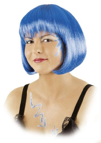 Perücke Sexy Lola, Farbe:blau
