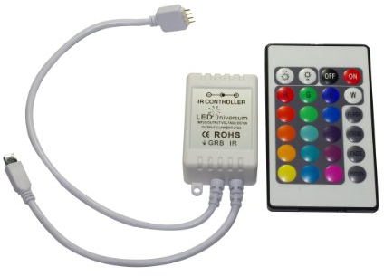 24 Tasten IR Fernbedienung Controller für RGB LED Streifen