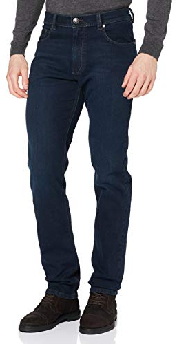 bugatti Herren 3280d-16640 Loose Fit Jeans, Schwarz (Dark Navy 293), 36W / 34L EU