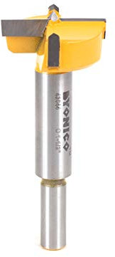 Yonico 43044C 1-1/2-Inch Diameter Carbide Forstner Drill Bit 10mm Shank