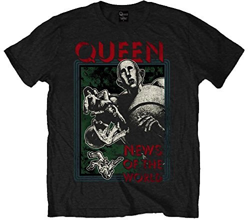 Queen - T-Shirt - Homme Femme - Noir - Large