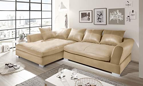 Reboz Big Sofa Ecksofa Kunstleder Ausrichtungen