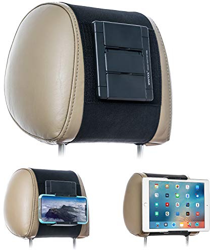WANPOOL - Soporte para reposacabezas de vehículo, para tabletas y teléfonos con Pantallas de 5 a 10,5 Pulgadas, Compatible con iPhone iPad Air Mini, Samsung Galaxy, Nintendo Switch