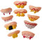 10 Style Blagues Intéressant Franche Horreur Fun Shocker Nouveauté Gadgets Drôle Denture Denture Halloween Décoration Accessoires Jouets