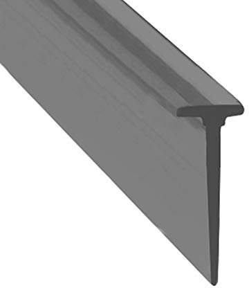 Soft Grey Flexible Rubber T Shower Seal | for Bi Folding Doors | Fits Into 5mm Channel | BIF049 (1 Metre)