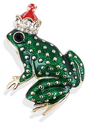 YAZILIND Legierung Emaille Brust Pin Strass Insekt Käfer Tier Brosche Frauen Corsage Partei Schmuck Geschenk Frosch