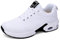 XPERSISTENCE Damen Sport Straßenlaufschuhe Bequem Luftkissen Atmungsaktiv Mesh Mode Jogging Freizeitschuhe Turnschuhe Weiß 40 EU
