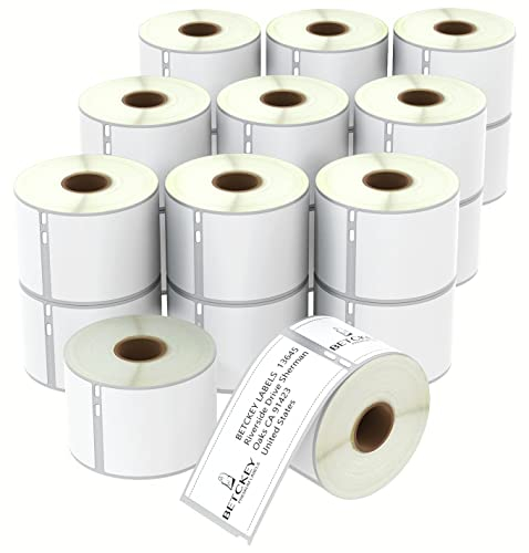 BETCKEY - 20 Rollen 99014 Selbstklebende Etiketten Kompatibel mit DYMO S0722430, 54mm x 101mm, 4800 Versandetiketten für LabelWriter 450, 4XL NICHT passend 550 oder 5XL