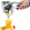 Sxiocta Stainless Steel Manual Fruit Juicer Heavy Duty Alloy Lemon Press Squeezer Premium Quality Orange Simple Extractor Tool Hand Metal Household Machine…
