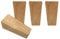 LLPEIJIE026 4 Stück Holz Möbelfüße,Möbelbeine,gerade eckig Eichefüße,Tischbeine,TV-Schrank Füße,Ersatz Schrankfüße,Tischfuß,für Sofa,Bett,Couch,Ottomane,mit Montageplatten & Schrauben(18cm)