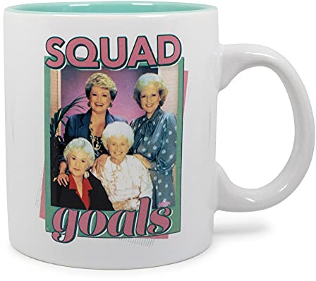 Silver Buffalo The Golden Girls Squad Goals Ceramic Mug | Holds 20 Ounces