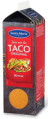 Santa Maria - Sazonador Tacos, Seasoning mix, Mezcla de especias especial Tacos, 532 g