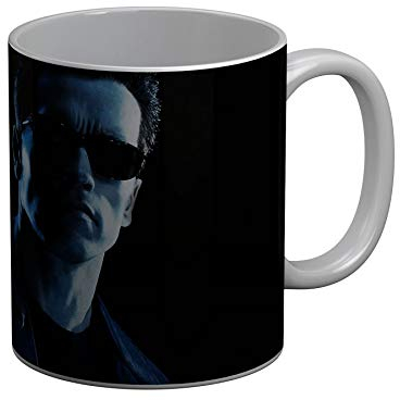 French Unicorn Mug Tasse Terminator Arnold Schwarzenegger Star Cinema Film Science FIction