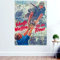Create Weapons for the Front World War II Poster Prints Wall Art Tapestry German Empire Banner Hanging Flag Wall Decor Painting 96x144 cm (38X57 inches)