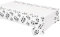 108*180cm Football Table Cloth Party Decorations Disposable, White Football Soccer Party Tablecloths,GOAL World Cup Soccer Design Football Party Decorations for Fans,Sport Game,Kids Boys party Supply