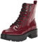 GUESS Stivali da combattimento Fearne da donna, Rosso Ciliegia 610, 37 EU