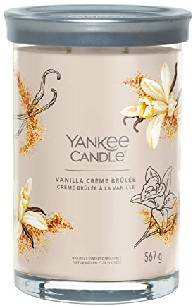 Yankee Candle Signature Scented Candle | Vanilla Crème Brûlée Large Tumbler Candle with Double Wicks | Soy Wax Blend Long Burning Candle | Perfect Gifts for Women
